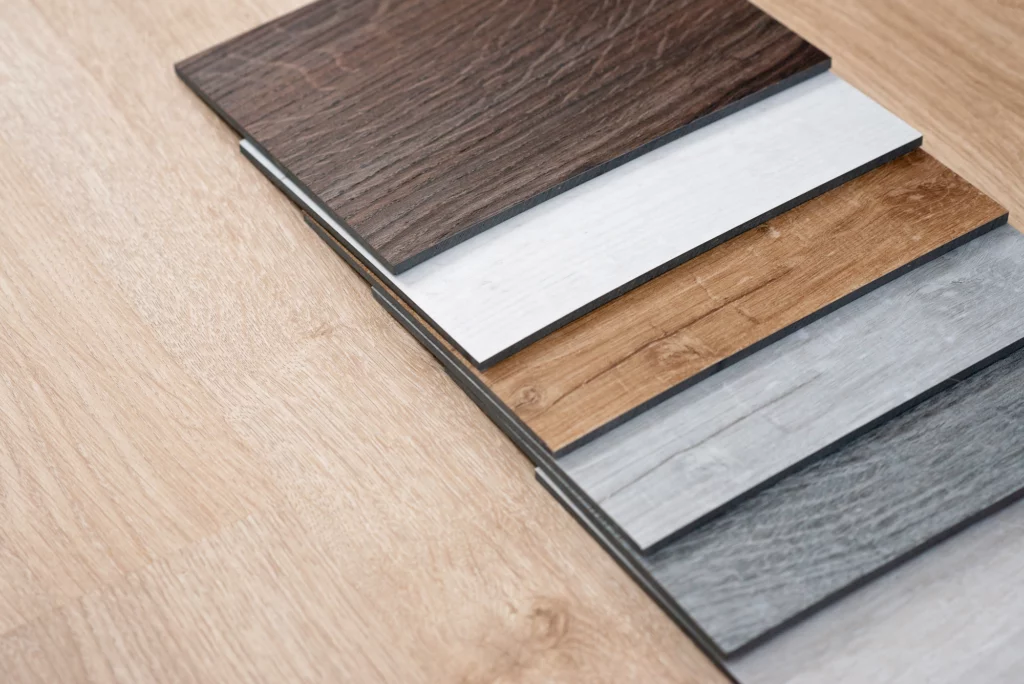 Luxury vinyl plank flooring